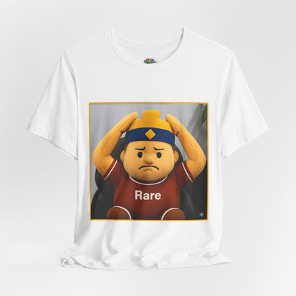 Rare Tee - Casual Unisex Jersey Short Sleeve Shirt with Playful Design (CLASH)