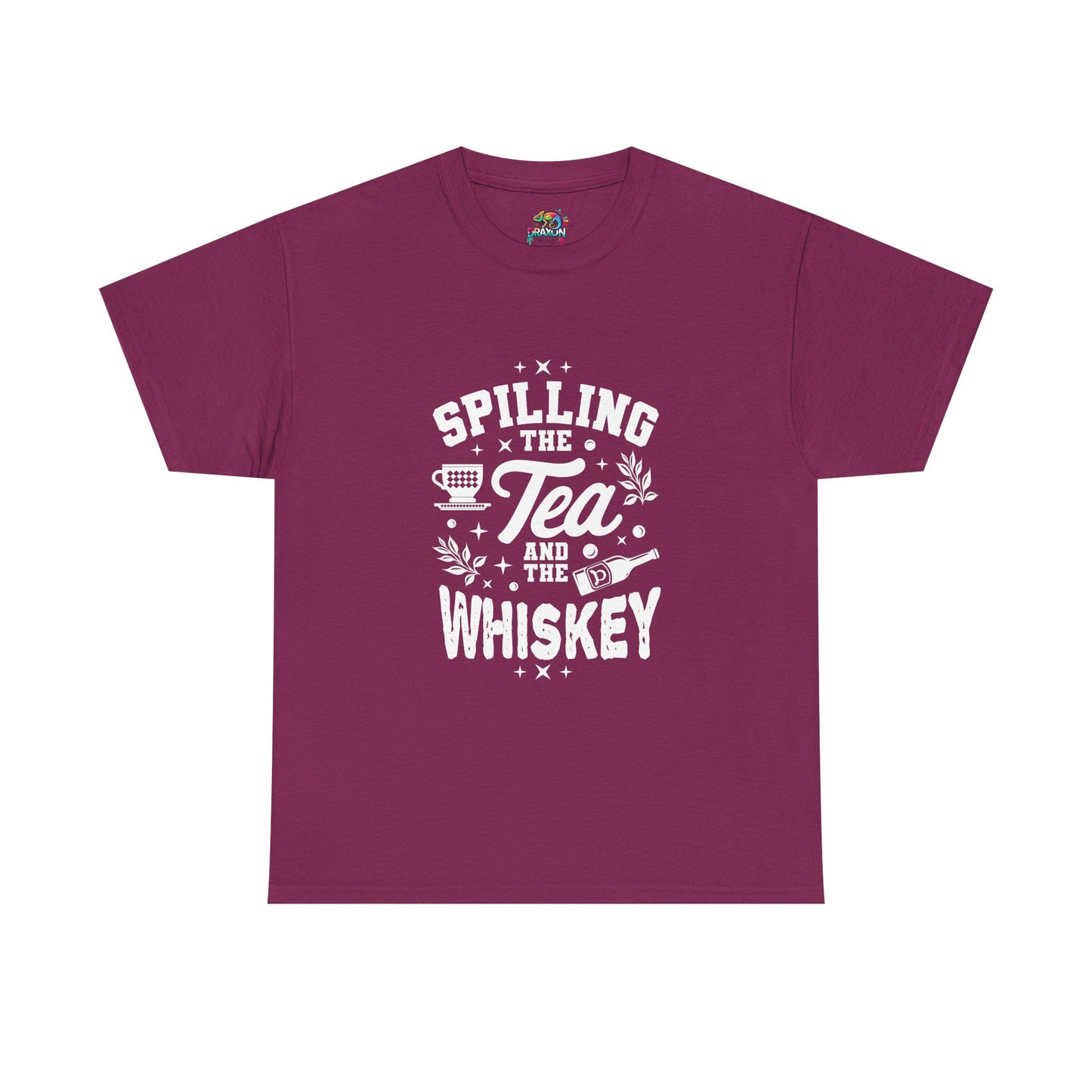 Unisex Heavy Cotton Tee (Spill Tea & Whiskey)