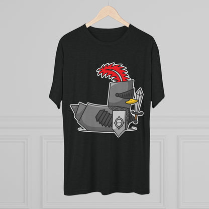 Unisex Tri-Blend Crew Tee (Knight Duck)