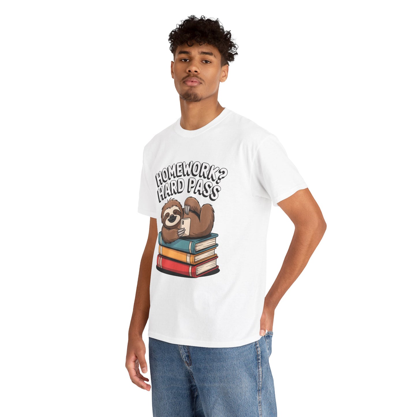 Unisex Heavy Cotton Tee (Homework? Hard Pass)