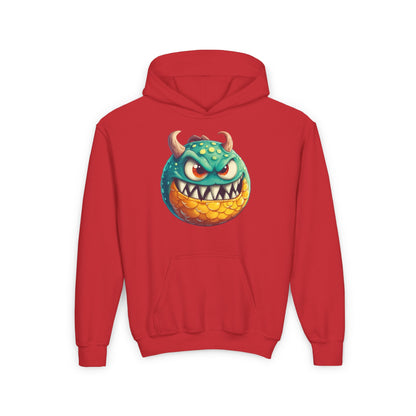 Youth Heavy Blend Hooded Sweatshirt (Green Monster 1)