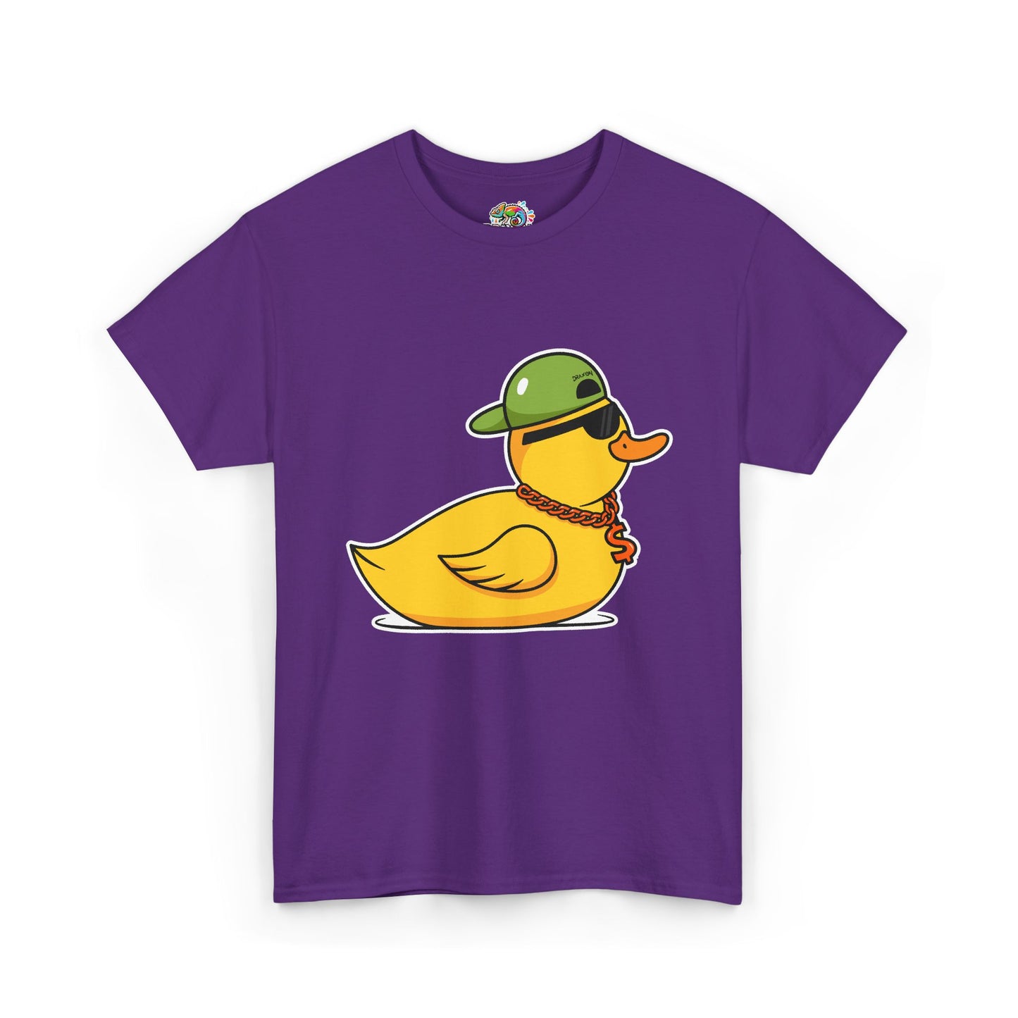 Unisex Heavy Cotton Tee (Gangster Duck)