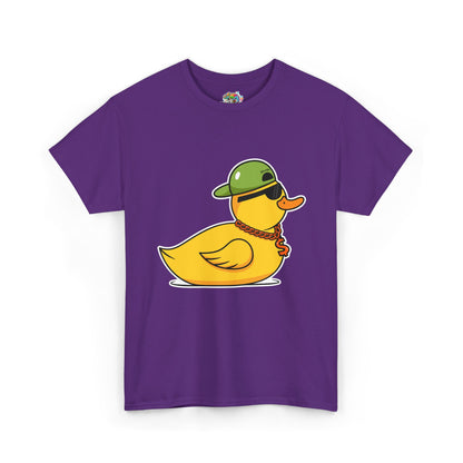 Unisex Heavy Cotton Tee (Gangster Duck)