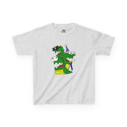 Kids Heavy Cotton T-Shirt (Larry the Snake thing)