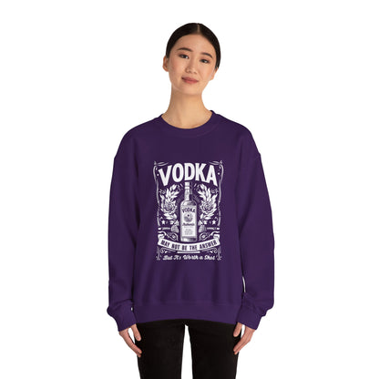 Unisex Heavy Blend™ Crewneck Sweatshirt (Vodka - Worth a Shot)