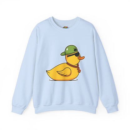Unisex Heavy Blend™ Crewneck Sweatshirt (Gangster Duck)