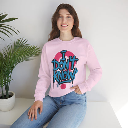 Unisex Heavy Blend Crewneck Sweatshirt (I don't know)