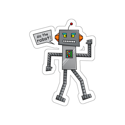 Die-Cut Stickers | Vibrant Art for Personalization (Do the Robot)