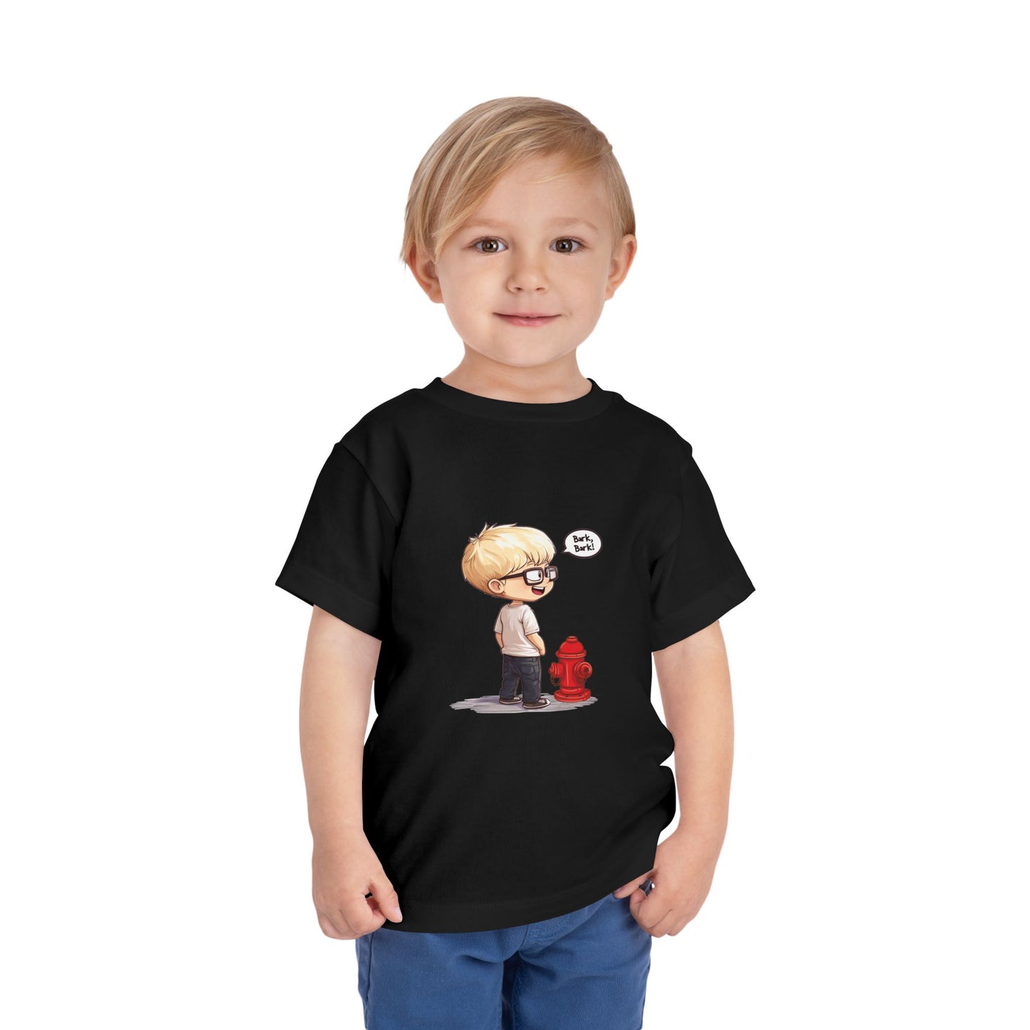 Toddler Short Sleeve Tee (Bark Bark)