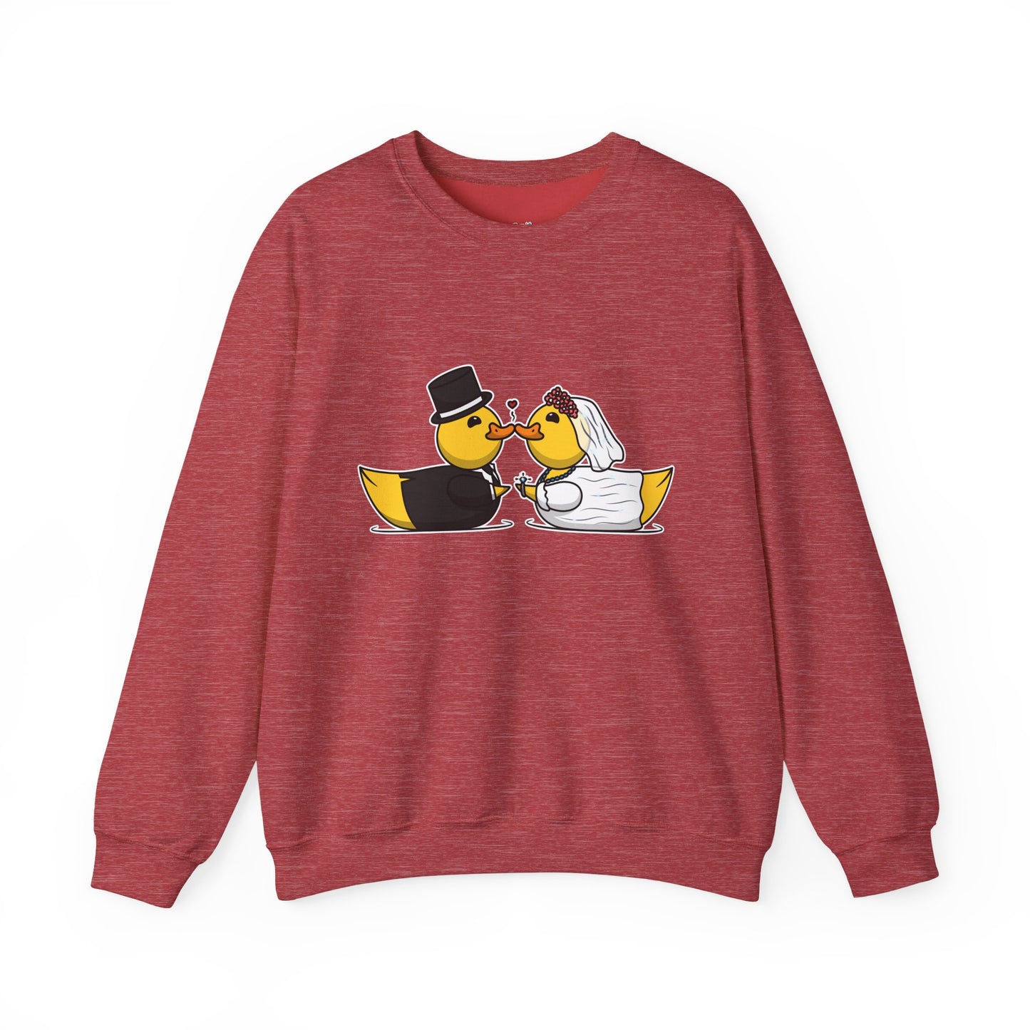 Unisex Heavy Blend™ Crewneck Sweatshirt (Wedding Ducks)