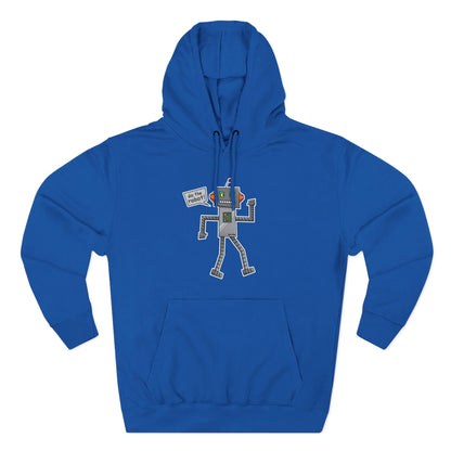 Three-Panel Fleece Hoodie (Do the Robot)