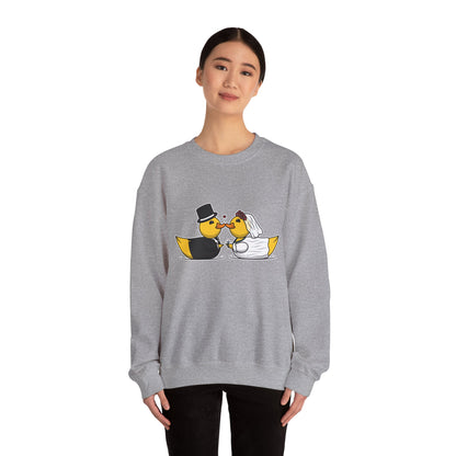 Unisex Heavy Blend™ Crewneck Sweatshirt (Wedding Ducks)