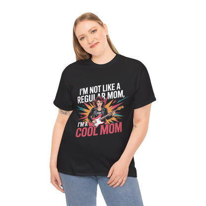Unisex Heavy Cotton Tee (I'm Not a Regular Mom, I'm a Cool Mom)