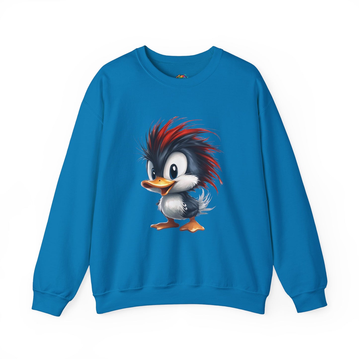 Unisex Heavy Blend™ Crewneck Sweatshirt (Red Hair Duck)