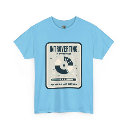 Unisex Heavy Cotton Tee (Introverting in Progress)