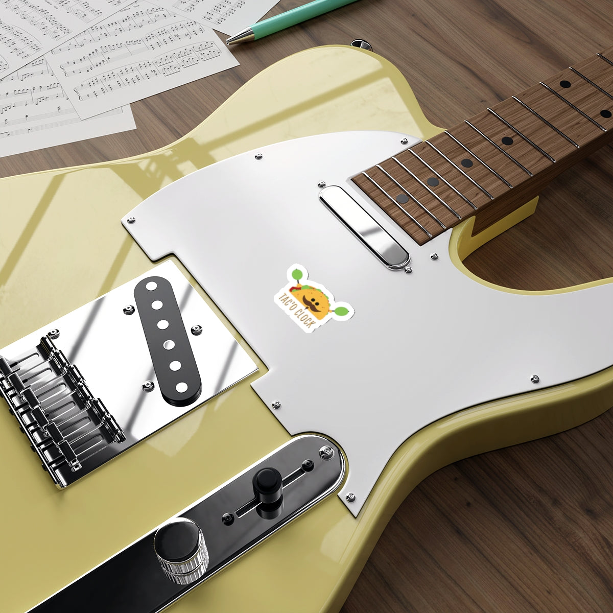 Die-Cut Stickers | Vibrant Art for Personalization (Tac'O Clock)