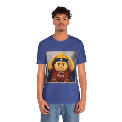 Rare Tee - Casual Unisex Jersey Short Sleeve Shirt with Playful Design (CLASH)