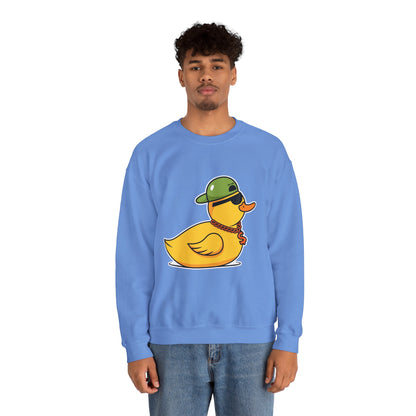 Unisex Heavy Blend™ Crewneck Sweatshirt (Gangster Duck)
