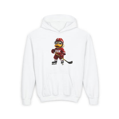 Youth Heavy Blend Hooded Sweatshirt (Hockey Quax)