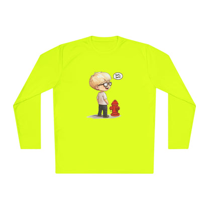 Unisex Lightweight Long Sleeve Tee (Bark Bark)