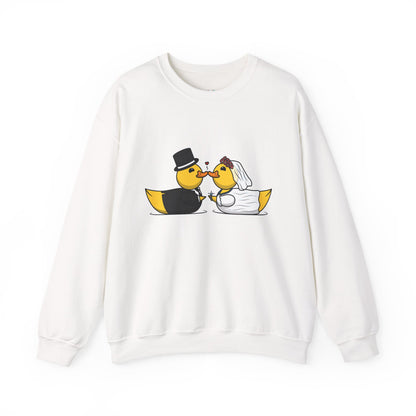 Unisex Heavy Blend™ Crewneck Sweatshirt (Wedding Ducks)
