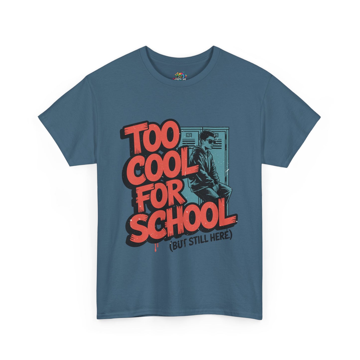 Unisex Heavy Cotton Tee (Too Cool For School)