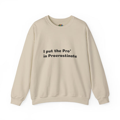 Unisex Heavy Blend™ Crewneck Sweatshirt (Pro' Procrastinate)