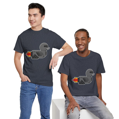 Unisex Heavy Cotton Tee (Robot Duck)