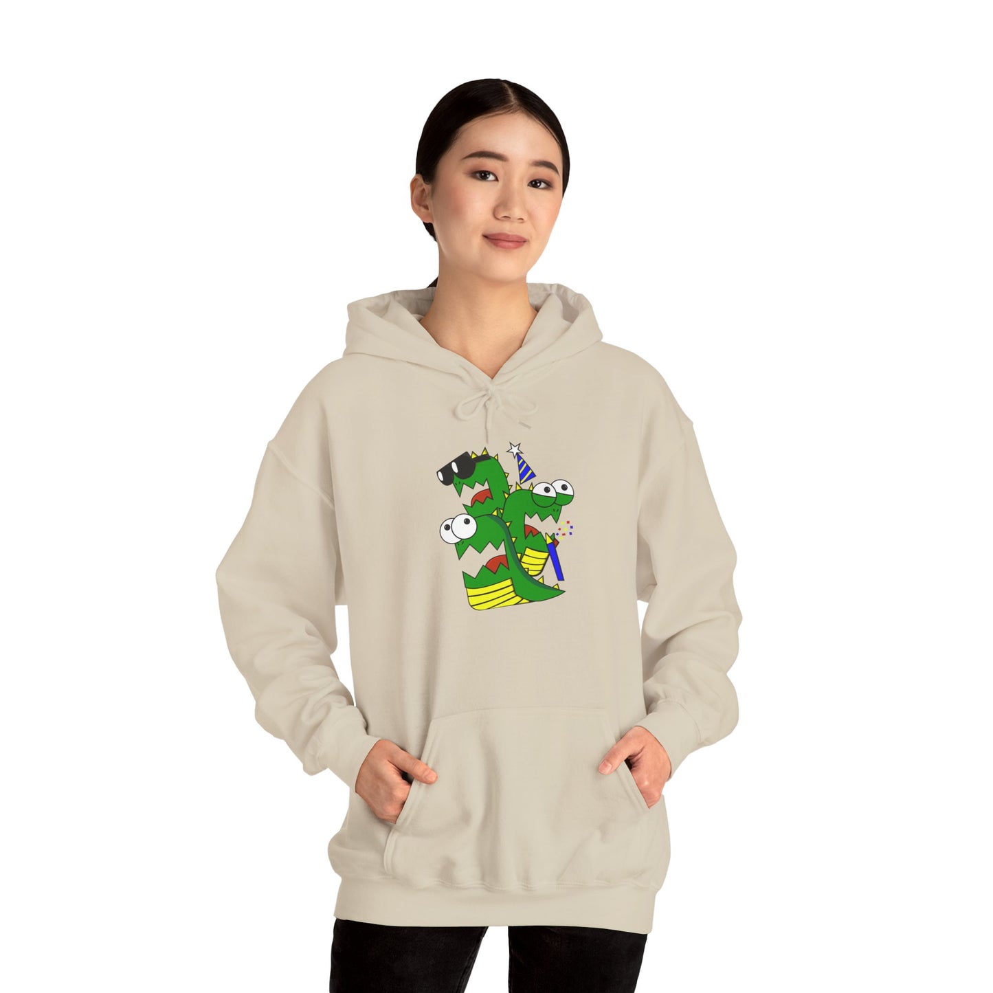 Unisex Heavy Blend™ Hooded Sweatshirt (Larry the Snake thing)