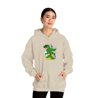 Unisex Heavy Blend™ Hooded Sweatshirt (Larry the Snake thing)