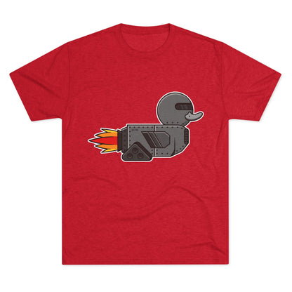 Unisex Tri-Blend Crew Tee (Robot Duck)