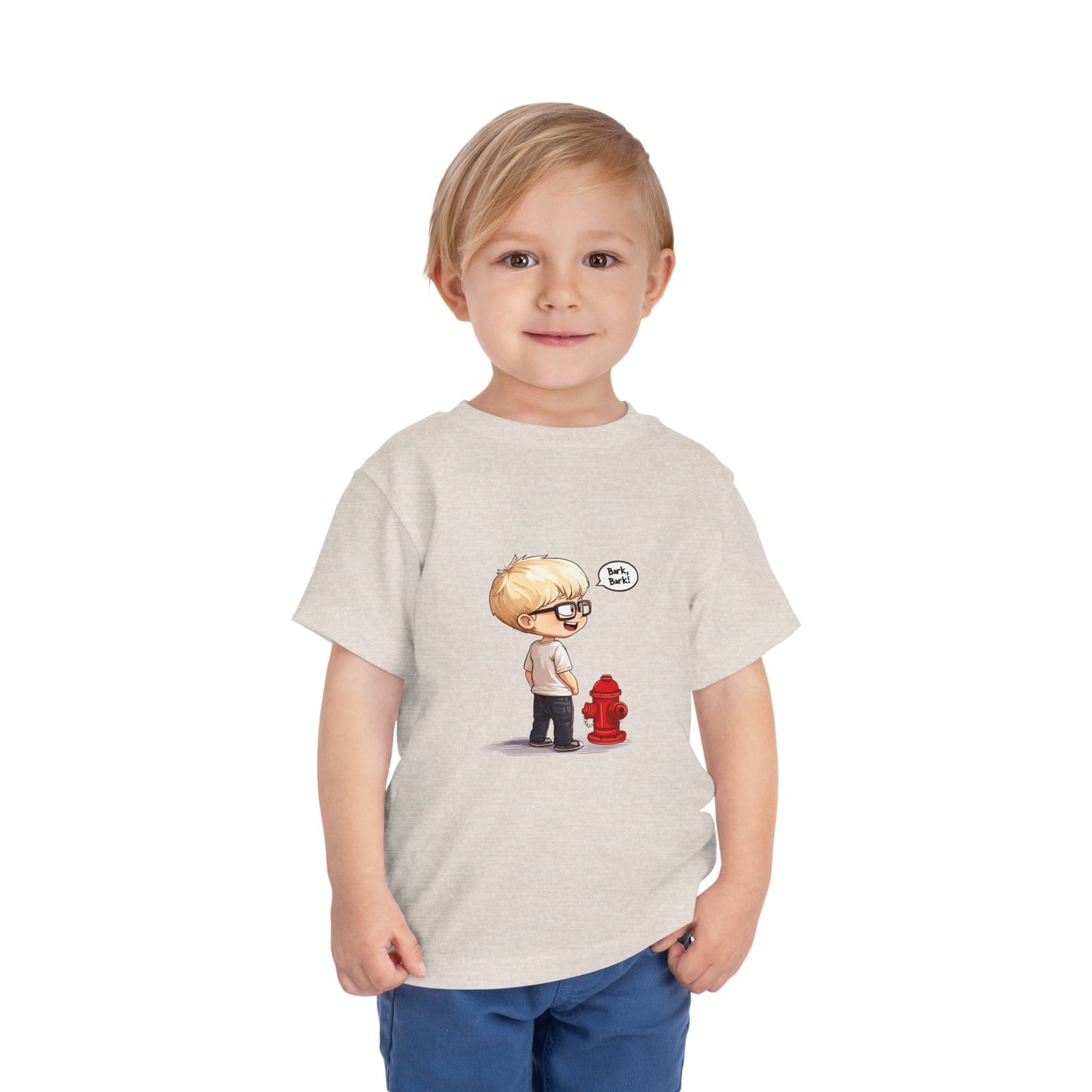 Toddler Short Sleeve Tee (Bark Bark)