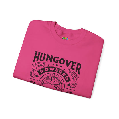 Unisex Heavy Blend™ Crewneck Sweatshirt (Hungover - Powered by Coffee)