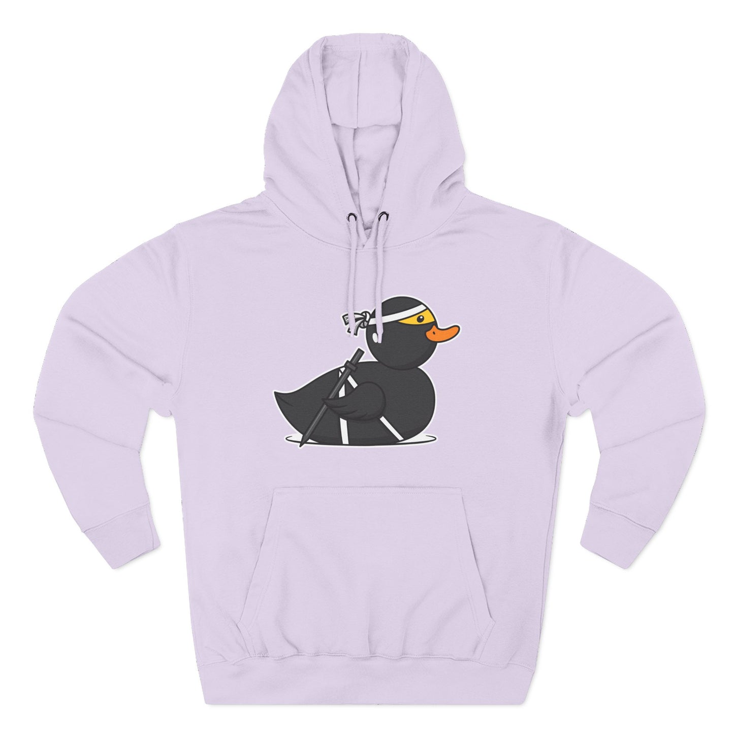 Three-Panel Fleece Hoodie (Ninja Duck)