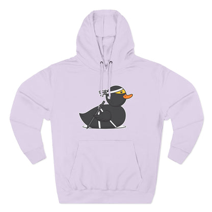 Three-Panel Fleece Hoodie (Ninja Duck)