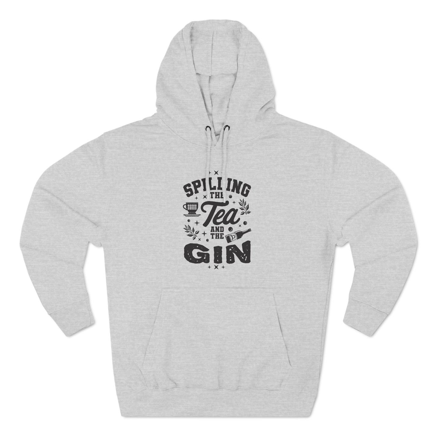 Three-Panel Fleece Hoodie (Spill Tea & Gin)