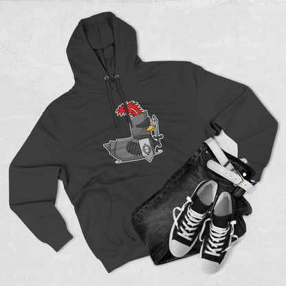 Three-Panel Fleece Hoodie (Knight Duck)