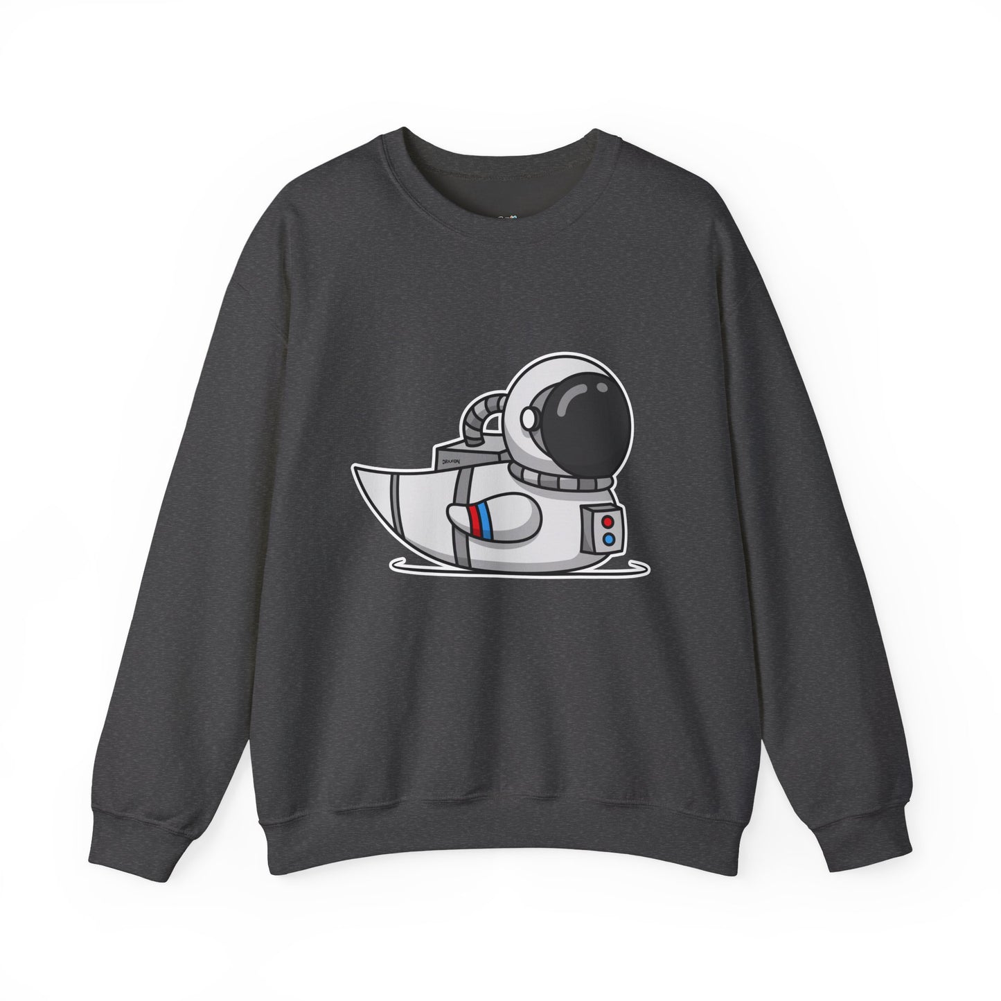 Unisex Heavy Blend™ Crewneck Sweatshirt (Astronaut Duck)
