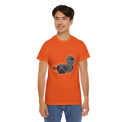 Unisex Heavy Cotton Tee (Robot Duck)