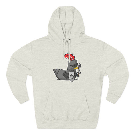 Three-Panel Fleece Hoodie (Knight Duck)