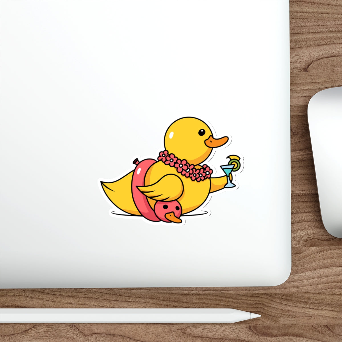 Die-Cut Stickers | Vibrant Art for Personalization (Tropical Duck)
