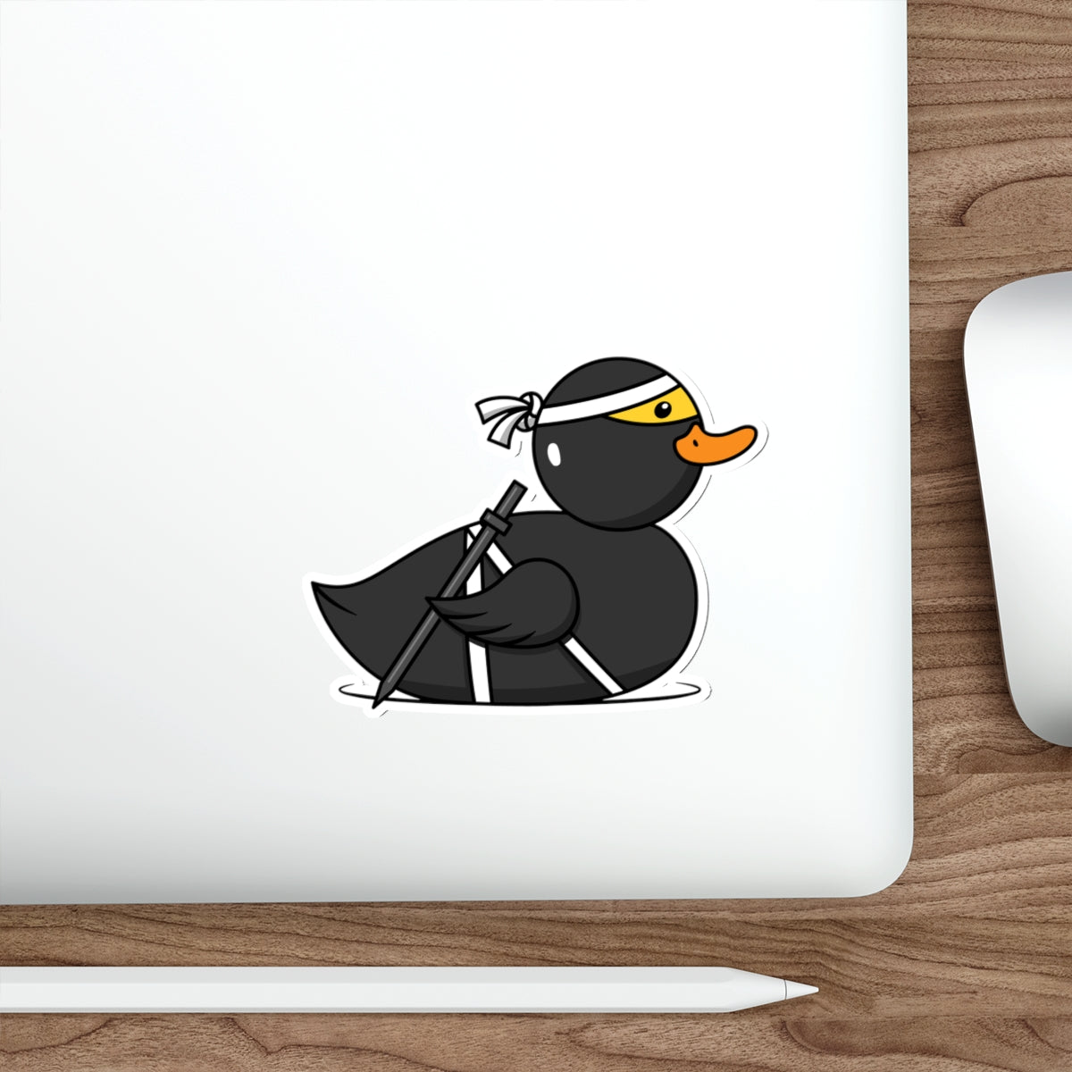 Die-Cut Stickers | Vibrant Art for Personalization (Ninja Duck)