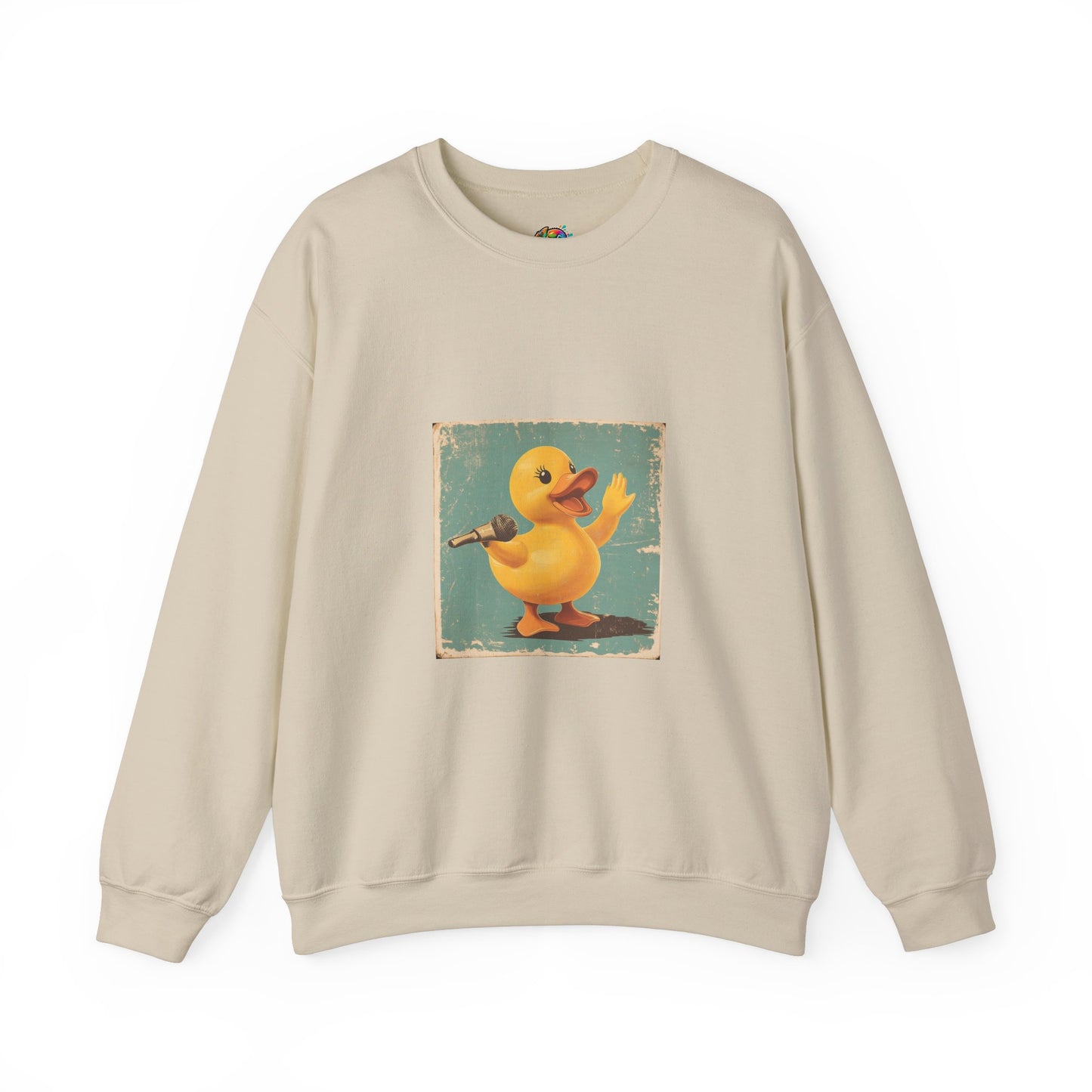 Unisex Heavy Blend™ Crewneck Sweatshirt (Karaoke Duck)