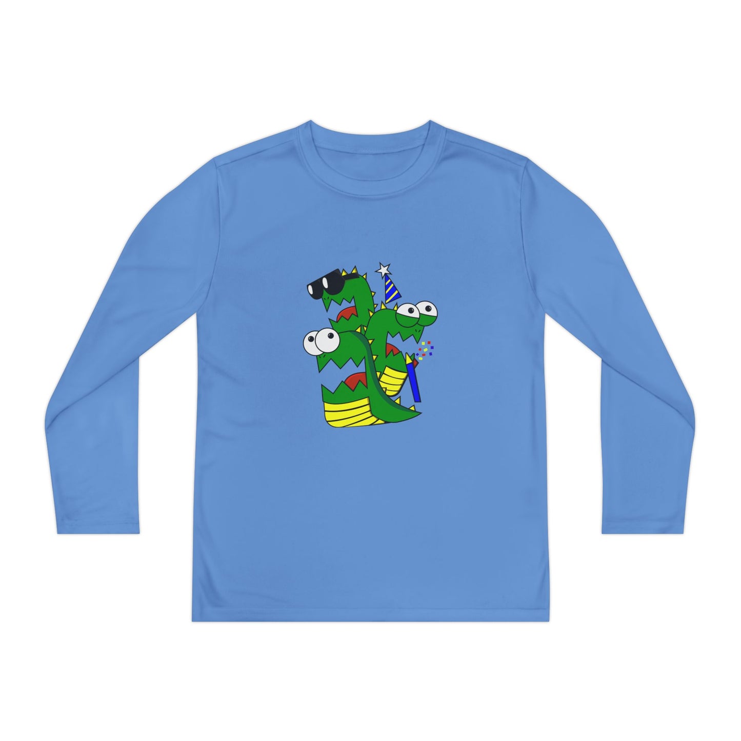 Youth Long Sleeve Competitor Tee (Larry the Snake thing)