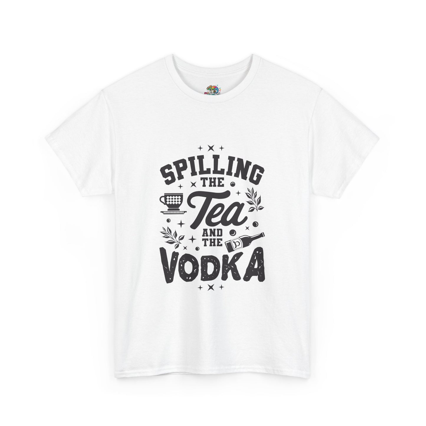 Unisex Heavy Cotton Tee (Spill Tea & Vodka)