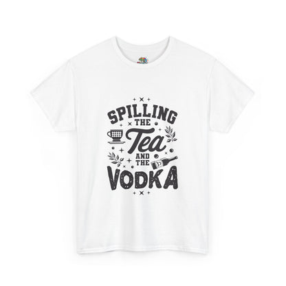 Unisex Heavy Cotton Tee (Spill Tea & Vodka)