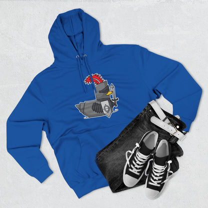 Three-Panel Fleece Hoodie (Knight Duck)