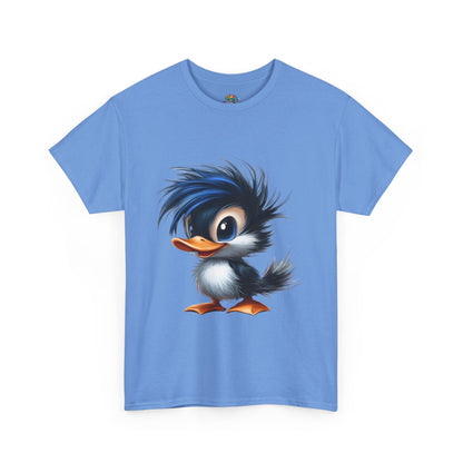 Unisex Heavy Cotton Tee (Blue Hair Duck)