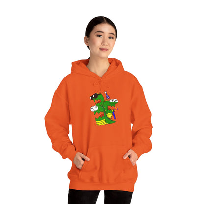 Unisex Heavy Blend™ Hooded Sweatshirt (Larry the Snake thing)