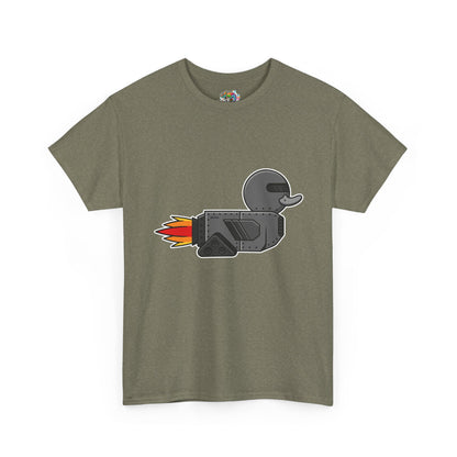 Unisex Heavy Cotton Tee (Robot Duck)